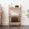 Storage Bench; 3-Tier Beech Wood Shoe Rack for Entryway; Premium Storage Organizer for Bathroom; Living Room; Bedroom; Hallway; Patio; Kitchen