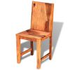 Dining Chairs 6 pcs Solid Sheesham Wood