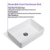 FarmhouseApron Front White Ceramic Kitchen Sink