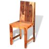 Dining Chairs 6 pcs Solid Sheesham Wood