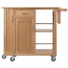 Douglas Utility Kitchen Cart; Natural