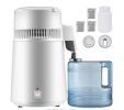 Water Distiller 750 Watt Purifier Filter 1.1 Gallon. Fully upgraded distilled water machine with handle, white