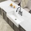 36" Farmhouse/Apron Front White Ceramic Double Bowl Kitchen Sink