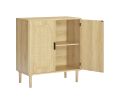 Kitchen storage cabinets with rattan decorative doors;  buffets;  wine cabinets;  dining rooms;  hallways;  cabinet console tables