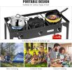 3 Burner Portable Propane Gas Stove Outdoor Camping Grill Grill