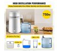 Water Distiller 750 Watt Purifier Filter 1.1 Gallon. Fully upgraded distilled water machine with handle, white