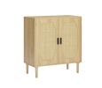 Kitchen storage cabinets with rattan decorative doors;  buffets;  wine cabinets;  dining rooms;  hallways;  cabinet console tables