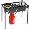 3 Burner Portable Propane Gas Stove Outdoor Camping Grill Grill