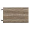 Macaria Kitchen Island; Rustic Oak &amp; Black Finish AC00402