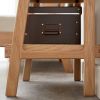 Storage Bench; 3-Tier Beech Wood Shoe Rack for Entryway; Premium Storage Organizer for Bathroom; Living Room; Bedroom; Hallway; Patio; Kitchen