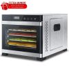 6-tray high quality stainless steel food dehydrator with mesh screen and fruit rolls