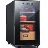 Intelligent Control Temperature Cedar Wood Low Noise Cigar Wine Refrigerator