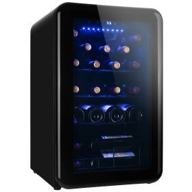 Smart Kitchen Appliances Automatic Cold Cooler Red Wine shelf (Color: Black)