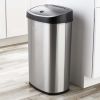 13.2 Gallon Trash Can, Motion Sensor Kitchen Trash Can, Stainless Steel