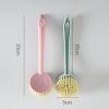 Home Pot Dishwashing Brush Long Handle Dish Bowl Cleaning Scrubber Natural Sisal Bristles Kitchen Supplies Tools And Accessories